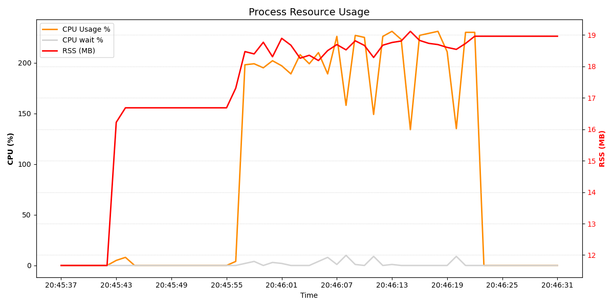go Resource Usage